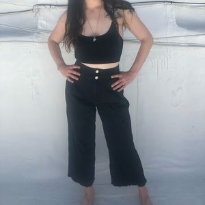 Black high waisted pants